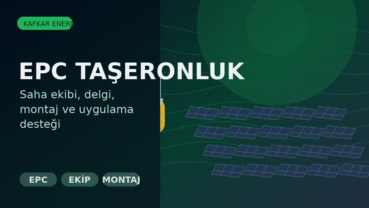 Avrupa GES Projelerinde Taşeronluk Süreci Nasıl Yönetilir? - Kafkar Enerji blog görseli